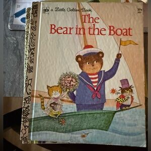 The Bear in the Boat Little Golden Book 1972
